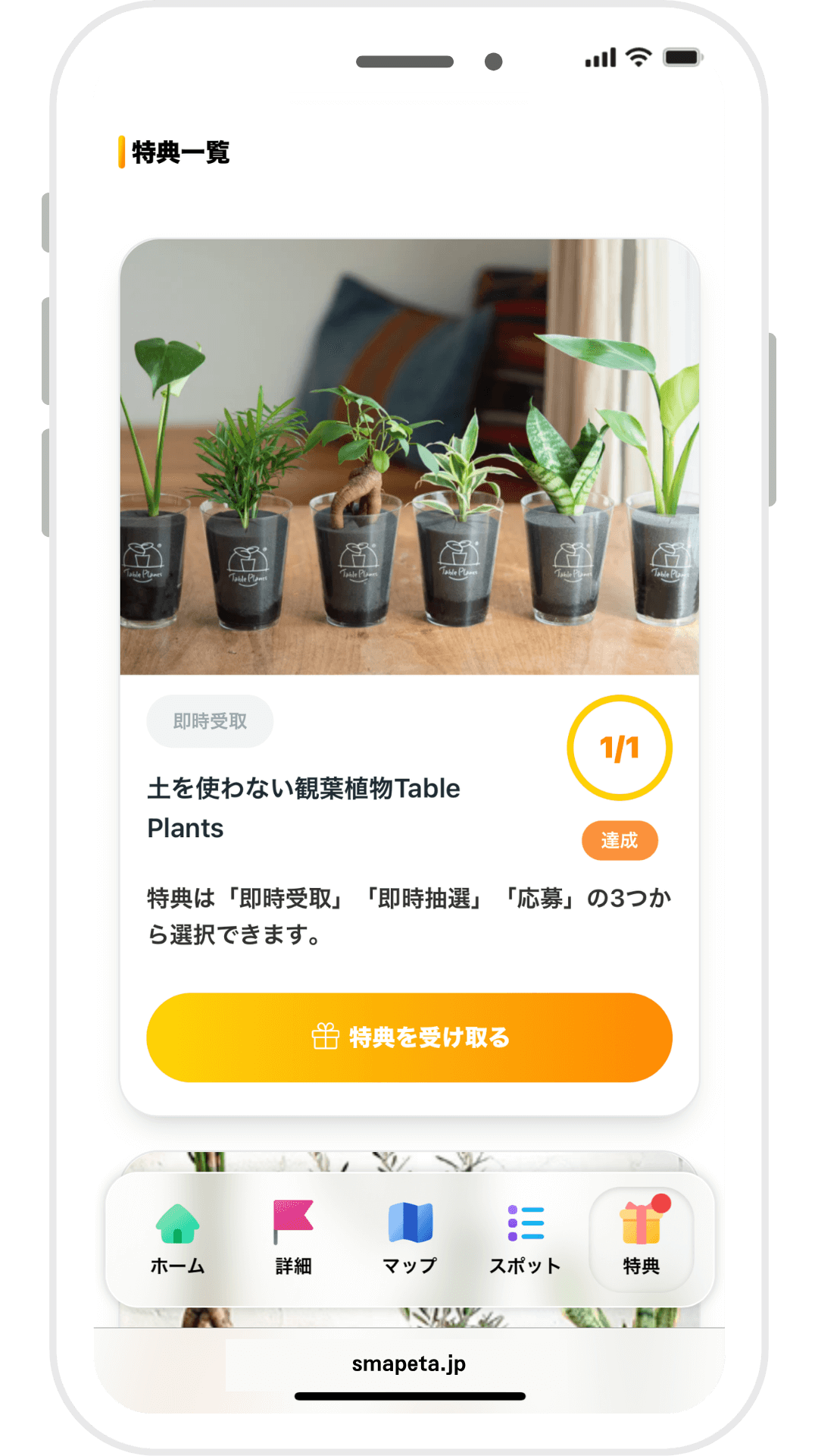 特典画面